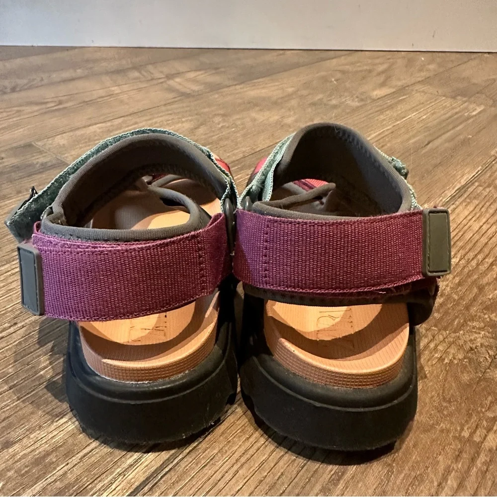 Zara Kids Color Block Velcro Sandals Size 32/US 7‎